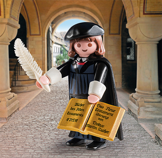 Illustration for article titled A Playmobil Martin Luther Is Finally Here To Reform the Toy Industry
